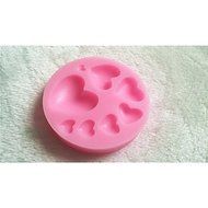 Sher Bakeware Silicone Heart Baking Molds for Fondant Candy Chocolate Cake N2