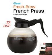 Wee's Beyond Glass Coffee Decanter - 12 Cup, 8"X6.5"X6.75", Clear N2