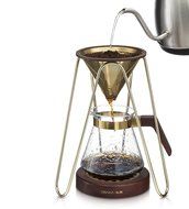 Osaka Tripod Pour-Over Station with Gold Filter - Full Brewing Station for Pourover Coffee - 20oz. Capacity. "... N3