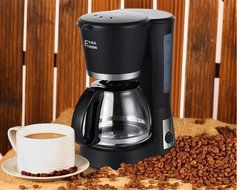 Royal- MD-210 American Style Fully Automatic Drip Coffee Machine Anti-dry Thermal Insulation Coffee Pot 0.6L N5