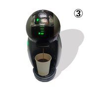 1-Pack Brown Reusable Coffee Capsule, Eco-Friendly Single Serve Coffee Filter, Compatible with Dulce Gusto Brewers N3