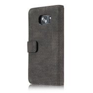 Galaxy S7 Edge Case, Aroko Wallet Case Classic for Galaxy S7 Edge Brown PU Leather Slim Stand Case Cover (Blue) N7