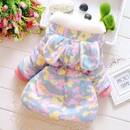 Baby Infant Girls Clothes,Laimeng Fur Winter Warm Hooded Coat Cloak Jacket Thick Warm Clothes (S, Green) N18