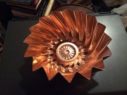 KitchenCraft Copper Pinwheel Jello Mold Cake Pan