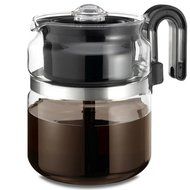 Medelco 8-Cup Borosilicate Glass Stovetop Percolator Includes Trivet in Strain and Thermal Shock Resistant