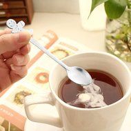Powstro Stainless Steel Coffee Spoons Christmas Design Tableware - 4pcs(random shapes) N5