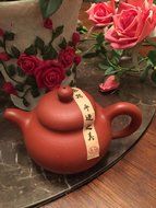 Music City Tea Yixing Tea Pot with 5oz Capacity High Recommend Red #001 N4