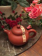 Music City Tea Yixing Tea Pot with 5oz Capacity High Recommend Red #001 N5