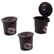Ezyoutdoor 3 pack Reusable Coffee Tea Filter Cup Set for Keurig, My K-cup style, 3 Filters , Fits B30, B31, B40... N2