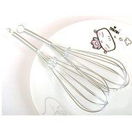 Home White Hand Portable Dishwasher Whisk Baking Kitchen Gadgets Stainless Steel N2
