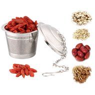 Metrical Poetry Loose Tea Infuser (Set of 2) for Loose Leaf Grain Tea Cups, Mugs, and Teapot - 304 Grade Ultra... N6