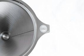 Oishii Pour Over Coffee Dripper and Reusable Brewer - Stainless Steel Filter with Unique Spiral Base N5