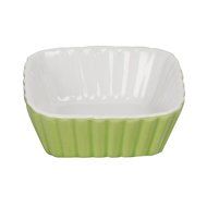 DOYOLLA Set of 6 Square Shaped Porcelain Oven Safe Ramekin Dessert Souffle Baking Dish, Random Color N3