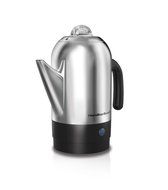 Hamilton Beach 40621R 8 Cup Stainless Steel Percolator, Silver
