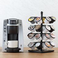 AmazonBasics Coffee Storage Carousel for K-Cup Pods - 32 Pod Capacity N6