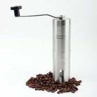 Portable Handheld Coffee Grinder - Ceramic Burr and Professional Grade Stainless Steel. Perfect Manual Coffee... N4