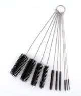 Giveme5 8 Inch Nylon Tube Brush Set - Variety Pack (10 pieces) N3