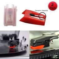 Banpa Pack of 2 Turntable Replacement needle with Ceramic Tip for ION iCT09RS Quick Play LP, Power Play LP, Quick... N6