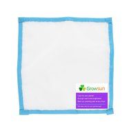 Growsun 5-PCS 8"x8" 25 Micron Pressing Screen for Herbal Hash Bubble Ice Bag, Blue N2