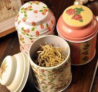 HJH&reg; Wide Tea Tins Storage Box Container Collection Set of 3 N2