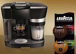 The Keurig Rivo Cappuccino and Latte System --- Including: 18 Lava Espresso Delicato and 24 Lavazza Sampler Pack... N2