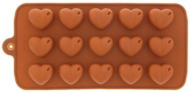Silicone Chocolate Hard Candy Mold Set Heat Resistant - 2 Piece Set - 5.5" x 5.5", 8" x 4" N4