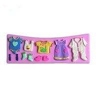 Sher Beautiful Clothes Shaped Fondant Cake Chocolate Silicone Mold, Decoration Tools Bakeware