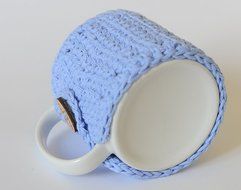 Cozy Coffee Mug - Crochet Coffee Mug Hug - Coffee Mug Cover N7