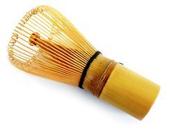 HARU MATCHA - MADE IN JAPAN - Traditional Handcarved Golden Bamboo Matcha Whisk (100 Prongs) N3
