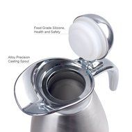 JUNING Coffee Pot Stainless Steel Double Wall Vacuum Insulated 1.5L Large Capacity Tea/Water Pitcher with Press... N6