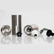 Sizet Manual Coffee Grinder Conical Burr Mill for Precision Brewing Brushed Stainless Steel