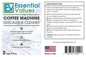 Keurig Descaler &amp; BONUS 2 Replacement Keurig Filters (Brewer Care Kit), Universal Descaling Solution, Decalcifier... N2