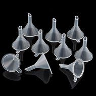 Toyofmine 10Pcs Small Plastic Mini Funnels For Filling Perfume Diffuser Bottle Liquid Oil N3