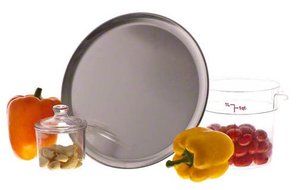 Update International PT-CS10 Aluminum Coupe Style Pizza Tray, 10-Inch - Set of 12 N8