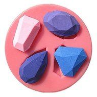 Sher Gem Diamond Collection Fondant Cake Molds Soap Chocolate Mould For The Kitchen Baking
