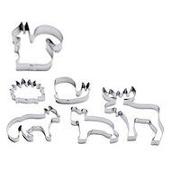 Y&amp;XL&amp;H Animal Pastry Cutter Xmass Deer Cookie Cake Maker,Set of 6 N3