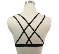 PHOTNO Women bra Strap Vest Cut Out Shirt Beach Tank Crop Tops N4