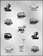 CK Products Small Zoo Animal Assortment Chocolate Mold