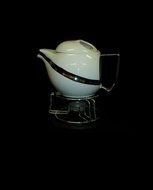 SEAVER Modern Silver Handle Tea Warmer