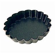 Matfer Bourgeat 332658 Exopan Non-Stick Steel Scalloped Quiche