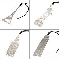 Saver Creative Bookmark with Paris Pisa London NY Statue Souvenir Gift N4