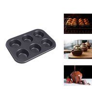 Anself 6 Cups Muffin Baking Cupcake Pan Set NonStick Mould Mold for Dishwasher Safe N4