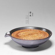CCWY Rough van Gulik created bubble tea coasters handmade classical Kung Fu Kiln ceramics pottery tea pot tray... N4