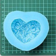 Sher The Heart-shaped Rose Resin Jewelry Box Chocolate Silicone Molds,Decoration Tools Bakeware N4