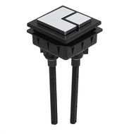 Fly Shop Plastic Square Dual Push Button Water Tank Flush Valve 19mm Thread