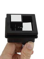 Fly Shop Plastic Square Dual Push Button Water Tank Flush Valve 19mm Thread N2