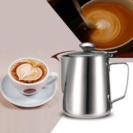 Anself Stainless Steel Milk Frothing Pitcher Coffee Foam Container Milk Cup Espresso Measuring Cups N5