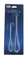 Mini Whisks Set of 2 Stainless Steel Whipping Beaters Kitchen Tools