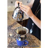 Premium Pour Over Coffee Dripper Professional Grade 304 Stainless Steel Drip Coffee Filter With Extra Large Handle... N2