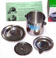 Vietnamese Traditional Coffee Phin Filter 8 Ounce, Gravity Insert